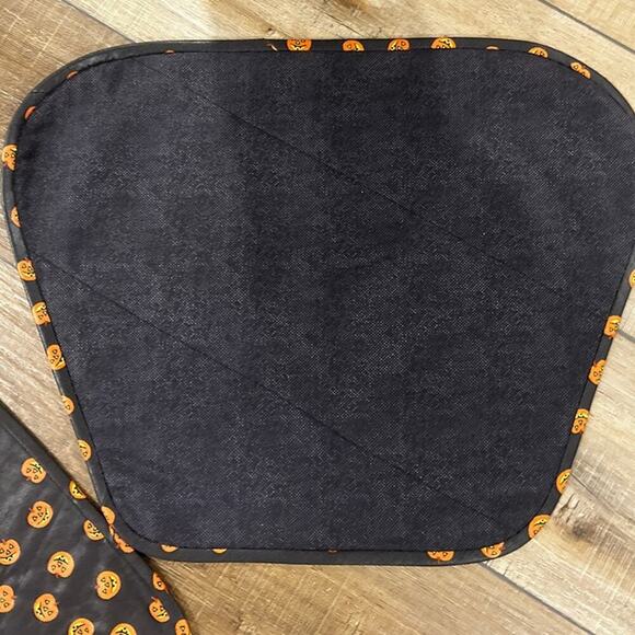 6 Longaberger Boo Pumpkin HALLOWEEN Fabric Placemats custom made - Picture 3 of 3